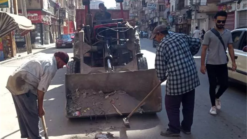 رفع 1125 طن مخلفات وناتج تقليم أشجار من شوارع الدقهلية