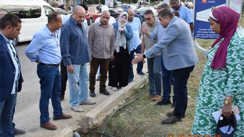 رئيس جهاز الشيخ زايد يتابع أهم المشروعات الخدمية فى المدينة.. صور
