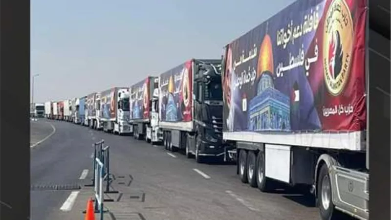 حماة الوطن: يرسل قوافل مساعدات لقطاع غزة ويحيي صمود الشعب الفلسطيني