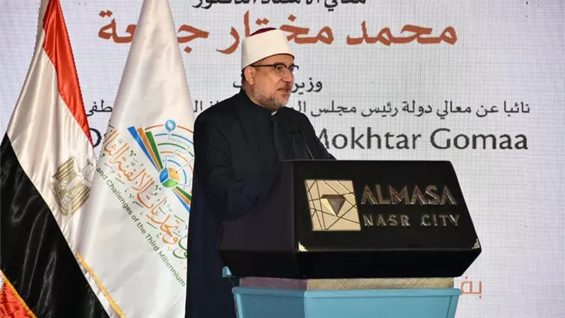 وزير الأوقاف أمام علماء الأمة نرفض وبحسم تهجير الشعب الفلسطيني