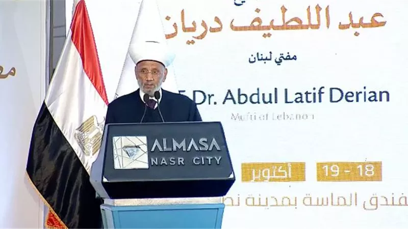 مفتي لبنان:أُثمِّن كفاح الشعب الفلسطيني أمام أعتى الكيانات الإجرامية