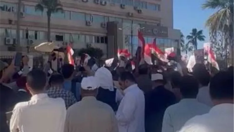 اهالى مطروح يؤيدون تصريحات الرئيس بشان غزة ويدينون العدوان الإسرائيلى على القطاع