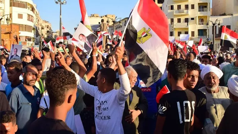 الآلاف يدعمون الشعب الفلسطينى فى ميدان أبو الحجاج