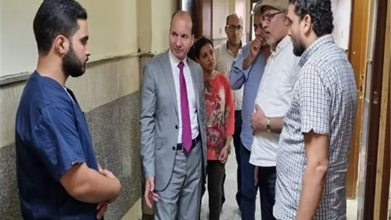 مدير صحة القليوبية يتفقد احوال مرضى المستشفي النفسية ببنها