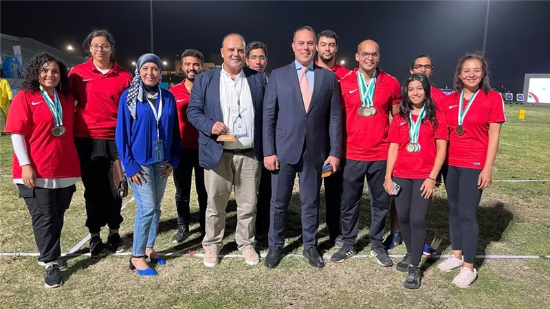 منتخب القوس والسهم يحصد المركز الأول بالبطولة العربية