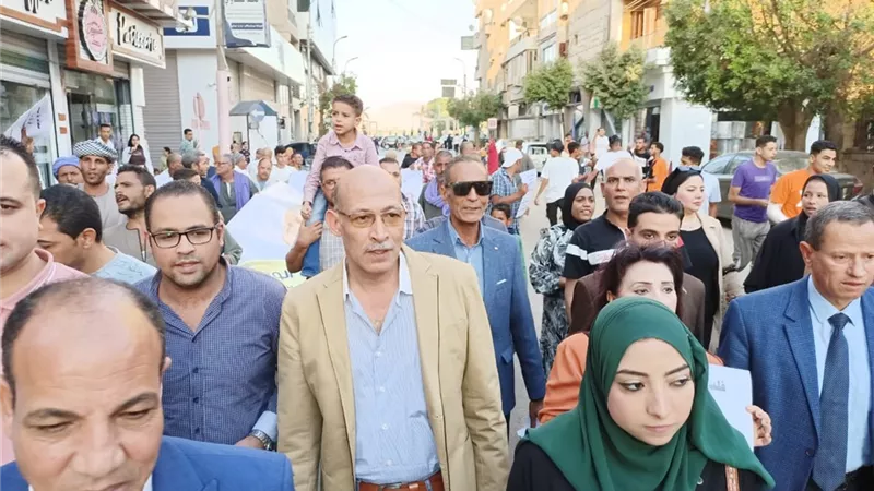 حزب حماة الوطن بالمنيا ينظم وقفة احتجاجية دعماً للشعب الفلسطيني