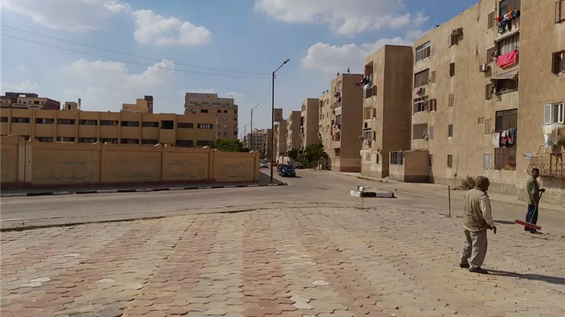 تطوير ميدان مدرسة الشهيد أحمد فوزي عمارة بالإسماعيلية