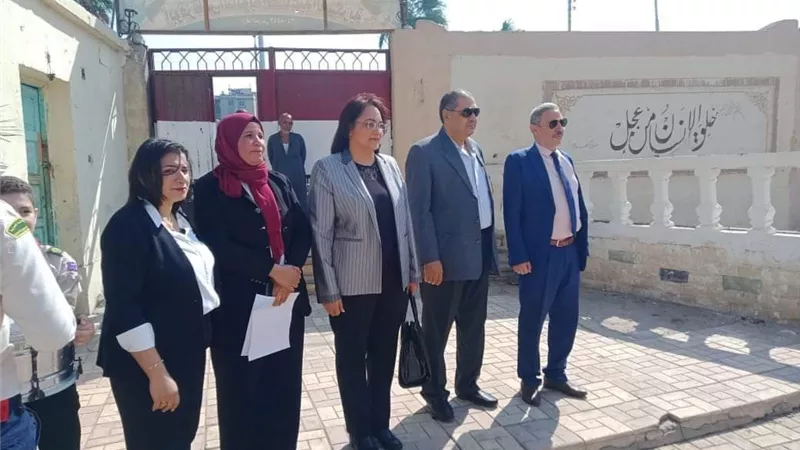 اطلاق مبادرة بلدنا أمانة في أيدينا بإدارة أبو قرقاص التعليمية