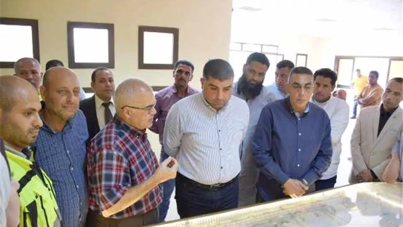أسباب زيارة رئيس جهاز مدينة الشيخ زايد لمحطة مياه الشرب.. بالصور