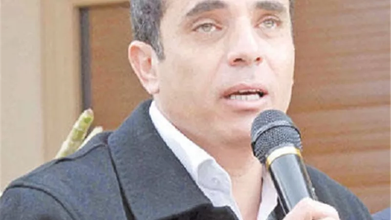 محمد الشقنقيري يدعم القضية الفلسطينية فى منصة مدينة نصر
