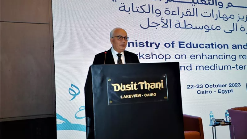 حجازي: اللغة تمثل وعاء الفكر..والتعليم مسئولية تشاركية وتكاتفية