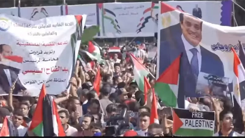 تحركات فعّالة لحملة السيسي تأييداً للقيادة السياسية في الحفاظ على الأمن والسلم العام بالمنطقة (فيديو)