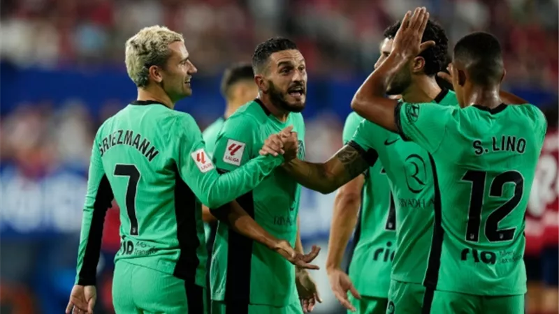 أتلتيكو مدريد يعلن إصابة لاعبه في الركبة