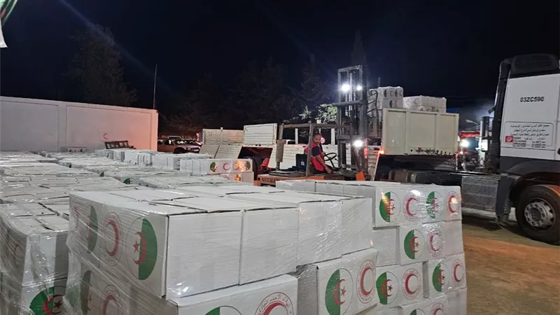 مطار العريش يستقبل طائرتي مساعدات جزائريتين