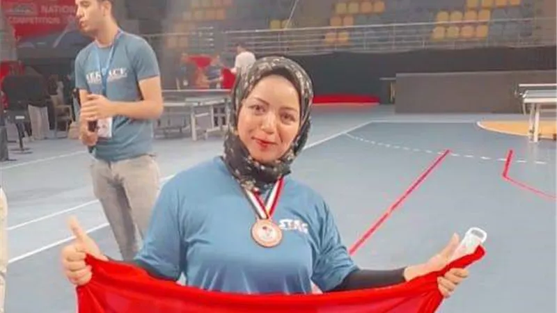 بطلة سيناوية تتأهل إلى أولمبياد باريس 2024