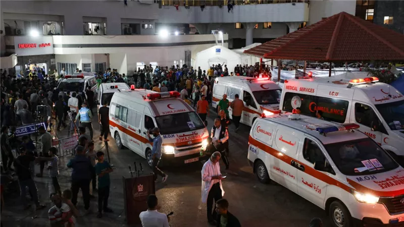 القاهرة الاخبارية :طيران الاحتلال يقصف محيط مستشفى الشفاء بغزة