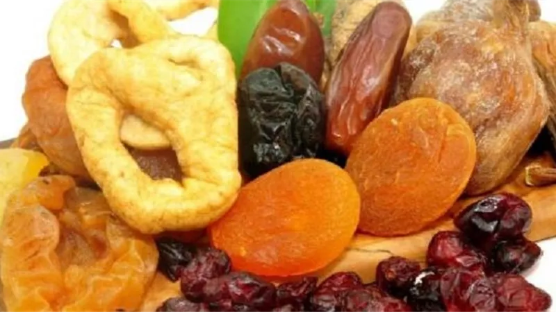 فوائد الفواكه المجففة بأنواعها المختلفة