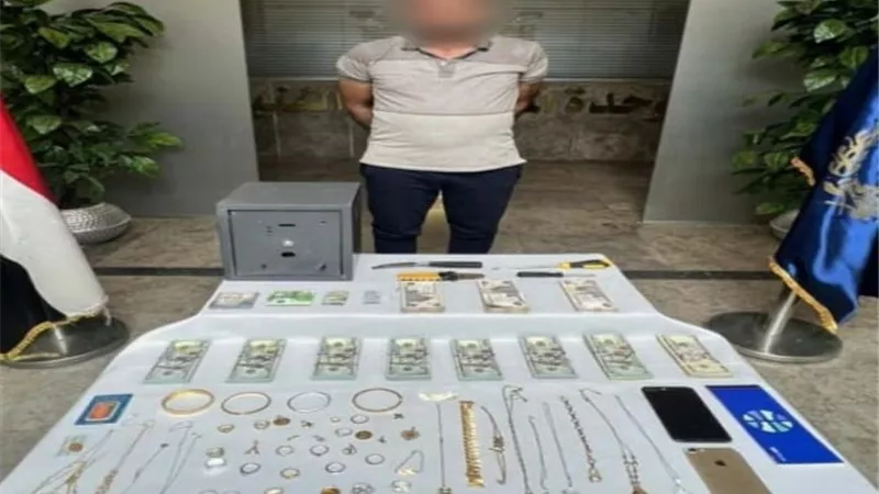 سقوط حارس فيلا وعاطل بتهمة سرقة خزينة ومشغولات ذهبية بالقاهرة