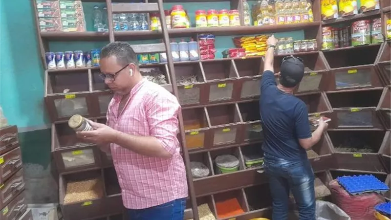 المرورعلى551 منشأة غذائية بالمنيا و تحرير 138محضر