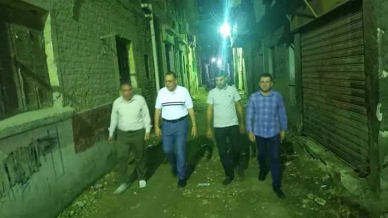 محافظ الشرقيةيتفقد أعمال تركيب بلاط الإنترلوك بالزقازيق