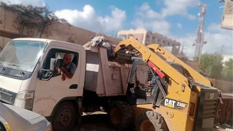 محافظ كفر الشيخ..رفع 280 طن قمامة بمراكز دسوق وبلطيم وقلين