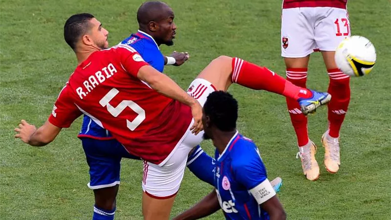 ملخص وأهداف مباراة الأهلى وسيمبا بالدورى الأفريقى - فيديو