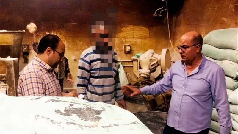 تموين الدقهلية يضبط مخابز مخالفة فى ٥ مراكز فجر اليوم
