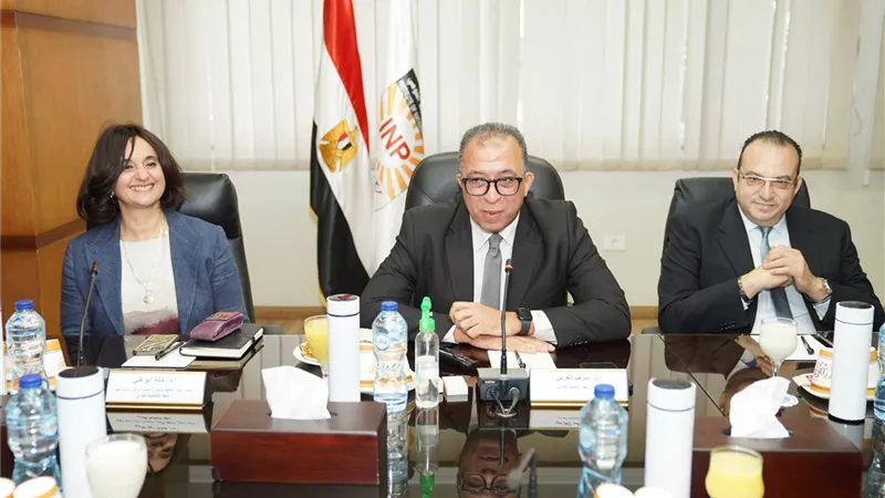 العربي يبحث مع مدير المعهد العربي للتخطيط سبل التعاون المشترك