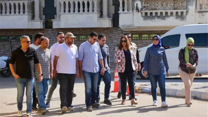 محافظ دمياط تتابع ميدانيًا تطوير منطقة اللسان برأس البر