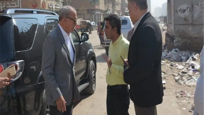 محافظ القليوبية يوجه بتكثيف حملات إزالة الإشغالات بالطريق.. صور