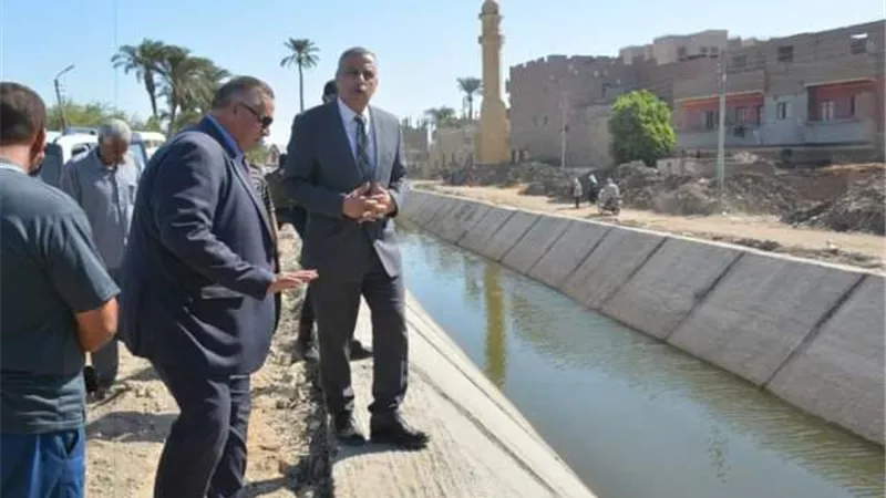 الانتهاء من تبطين 122 ترعة بسوهاج