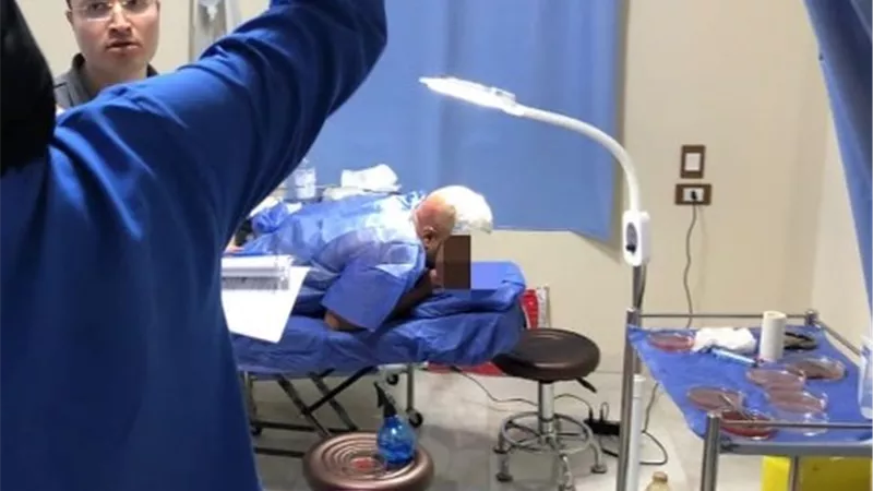 ضبط مركز لزراعة الشعر بالدقهلية