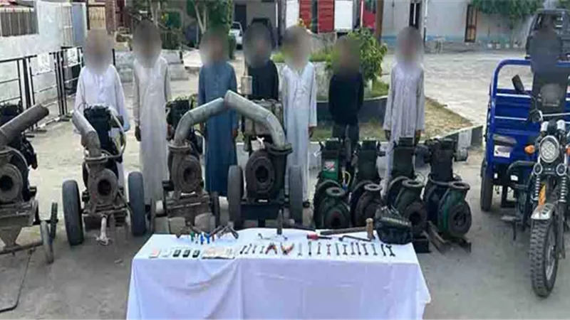 القبض على عصابة سرقة ماكينات الرى من الأراضى الزراعية فى البحيرة