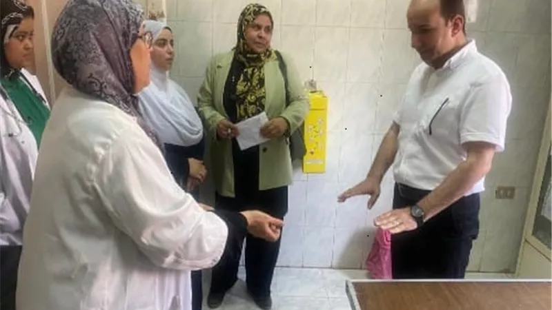 وكيل الصحة بالقليوبية يتفقد وحدة طب الأسرة بطحوريا بشبين القناطر