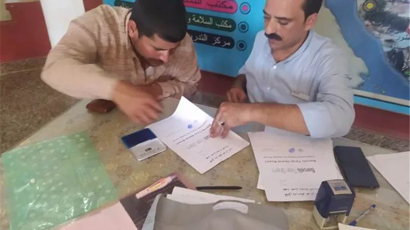 تسليم عقود عمل لشباب من ذوى الهمم بجنوب سيناء