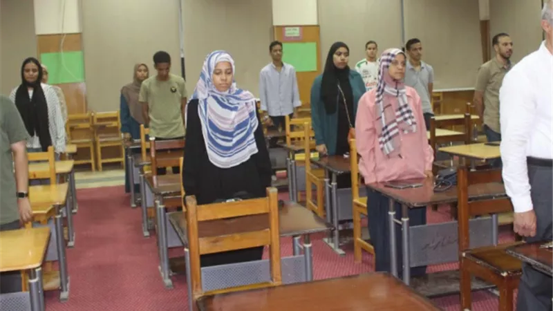 فعاليات اليوم الفلكي الخامس لطلاب جامعة جنوب الوادي