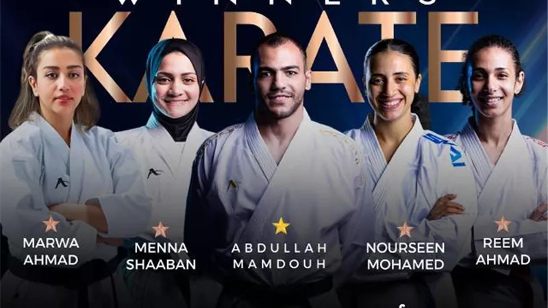 فى بطولة العالم للكاراتية بالمجر وادى دجلة يحصد لمصر 5 ميداليات