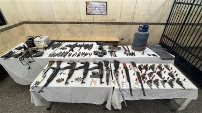 ضبط شخصين حولا شقة لـ ورشة أسلحة نارية بأسيوط