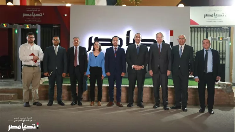 حملة السيسي تستقبل ممثل الاتحاد الاوروبي بمقرها الرسمي