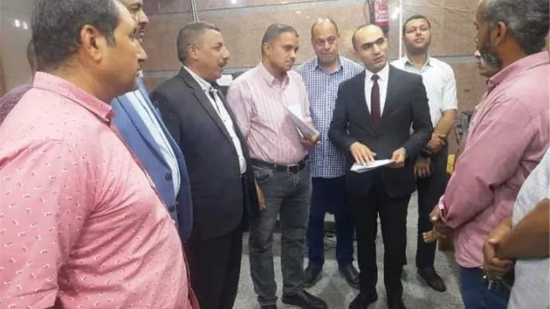 نائب محافظ سوهاج يتابع سير العمل بالمركز التكنولوجي