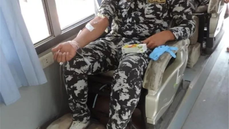 شارك فيها رجال الشرطة.. حملة للتبرع بالدم بمديرية أمن الفيوم