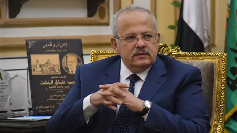 الخشت يستعرض منشآت جامعة القاهرة الدولية