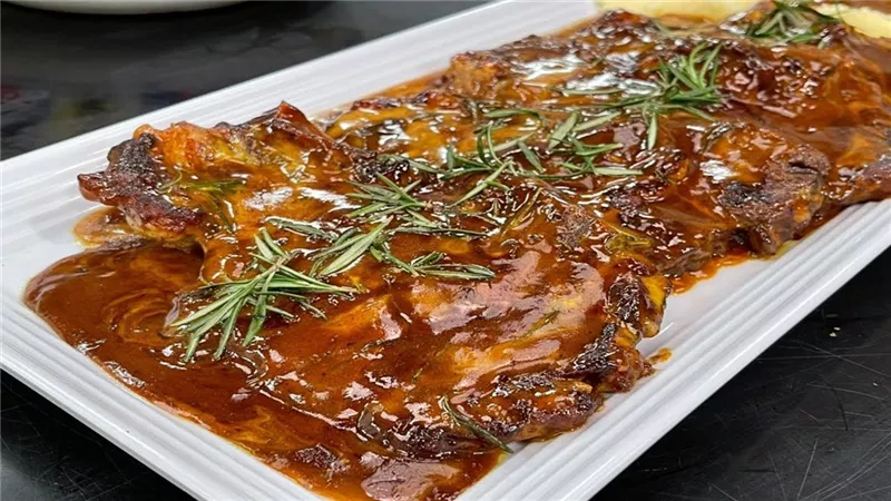 ستيك بصوص العسل والماسترد