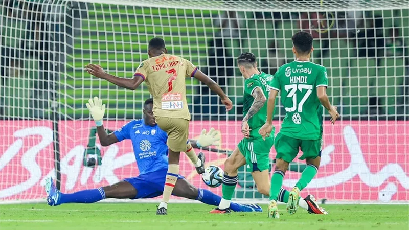 اهداف مباراة أهلي جدة ضد أبها فى كأس خادم الحرمين 1 / 2