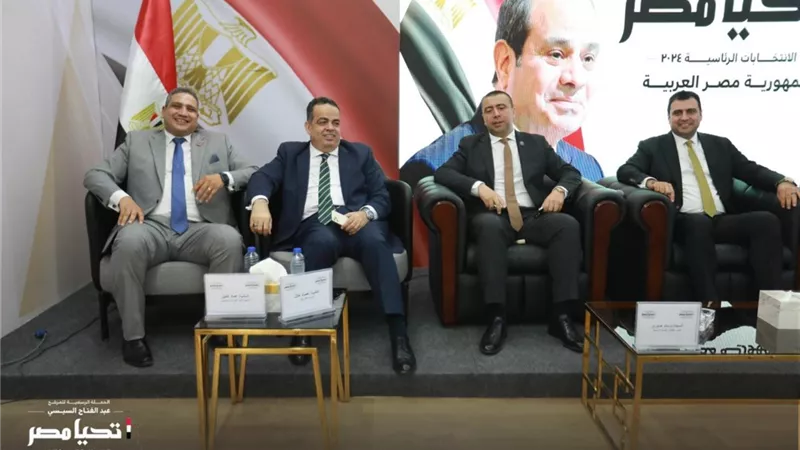 الحملة الرسمية للسيسي تستقبل وفدًا من النقابة العامة للعاملين بالتعليم والبحث العلمي