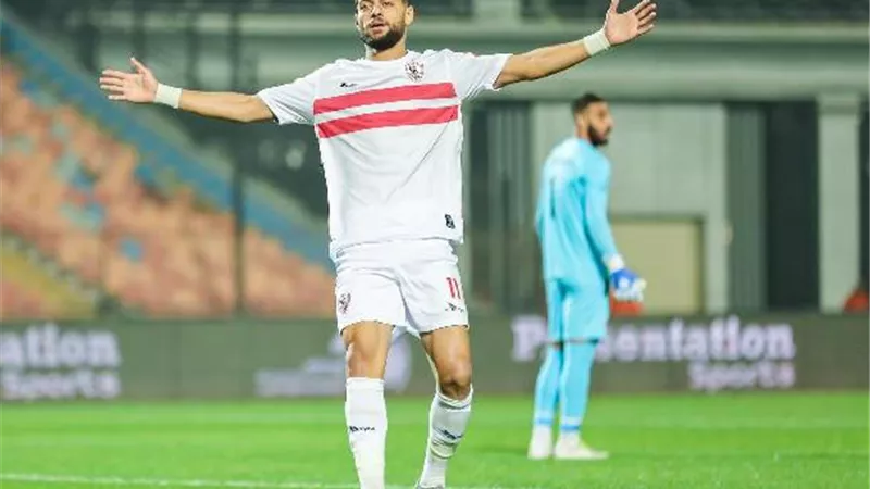 غياب مصطفى شلبي عن الزمالك أمام زد بدوري نايل