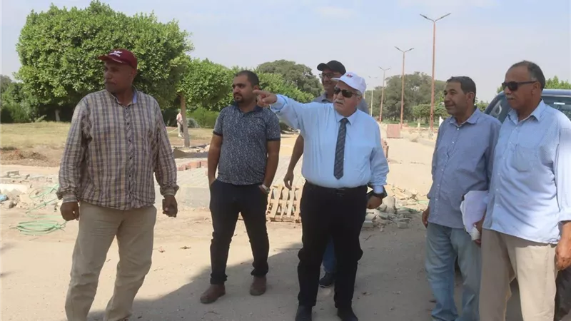 علاء منيع: تطوير حديقة الكفراوي في مدينة العاشر من رمضان.. صور