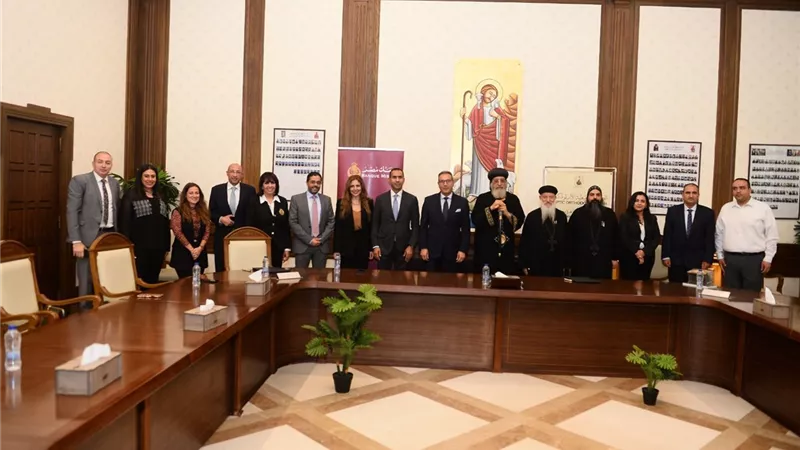 بنك مصر يوقع بروتوكول تعاون مع الكاتدرائية المرقسية بالعباسية لتقديم خدمات الدفع والتحصيل الإلكتروني