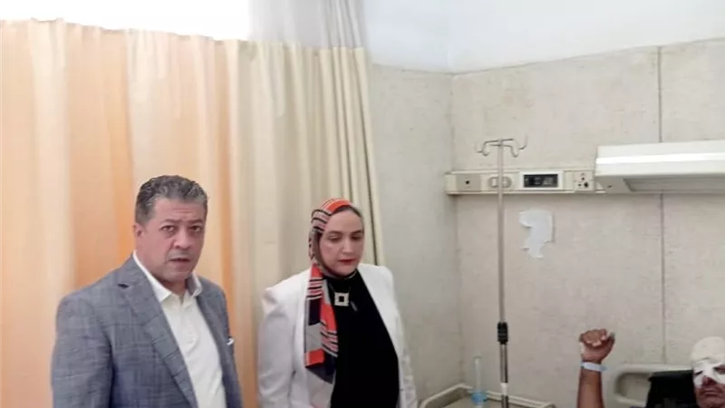 وكيل وزارة الشباب والرياضة بالدقهلية تزور مصابي فريق دكرنس