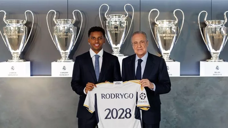 رسمياً .. تجديد عقد البرازيلي رودريجو جوس ريال مدريد حتي 2028